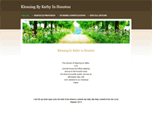 Tablet Screenshot of kleaningbykathyhouston.weebly.com