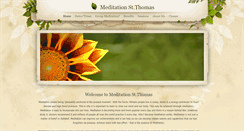 Desktop Screenshot of meditationstthomas.weebly.com