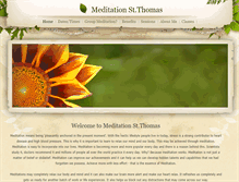 Tablet Screenshot of meditationstthomas.weebly.com