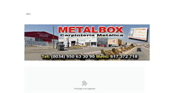 Desktop Screenshot of metalbox.weebly.com