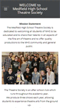 Mobile Screenshot of medfielddrama.weebly.com