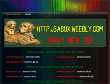 Tablet Screenshot of 5abux.weebly.com