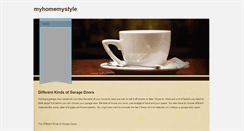 Desktop Screenshot of myhomemystyle.weebly.com