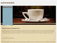 Tablet Screenshot of myhomemystyle.weebly.com