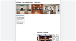Desktop Screenshot of cheapcherrykitchencabinets.weebly.com