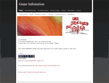 Tablet Screenshot of gameinfestation.weebly.com