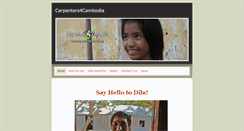 Desktop Screenshot of carpenters4cambodia.weebly.com