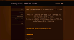 Desktop Screenshot of catedrasanchez.weebly.com