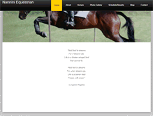 Tablet Screenshot of nanniniequestrian.weebly.com