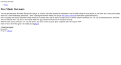 Desktop Screenshot of freemusicdowloads.weebly.com