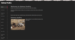 Desktop Screenshot of galwaypoultry.weebly.com