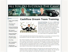 Tablet Screenshot of cashflowdreamteam.weebly.com