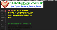 Desktop Screenshot of ecclivelihoodsocialservices.weebly.com