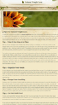 Mobile Screenshot of natural-weight-loss-tips.weebly.com