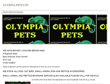 Tablet Screenshot of olympiapets.weebly.com