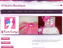 Tablet Screenshot of 4heartsboutique.weebly.com