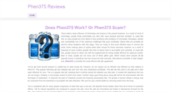 Desktop Screenshot of phen375reviewinfo.weebly.com
