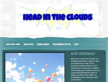 Tablet Screenshot of headintheclouds1.weebly.com