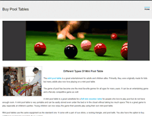 Tablet Screenshot of buypooltable.weebly.com