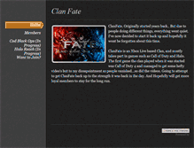 Tablet Screenshot of clanfate.weebly.com