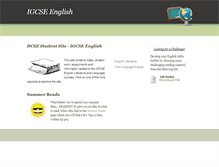 Tablet Screenshot of dcszigcseenglish.weebly.com