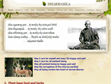 Tablet Screenshot of dharmasila.weebly.com