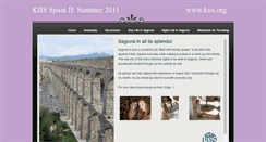 Desktop Screenshot of kiisspainiisummer2011.weebly.com