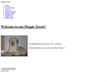 Tablet Screenshot of doggietreats.weebly.com