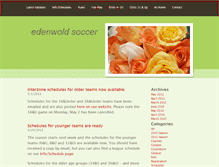 Tablet Screenshot of edenwoldsoccer.weebly.com