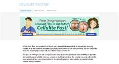 Desktop Screenshot of celulitefactor.weebly.com