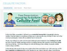 Tablet Screenshot of celulitefactor.weebly.com