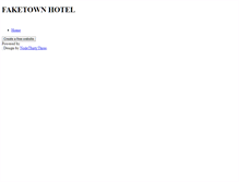 Tablet Screenshot of faketownhotel.weebly.com