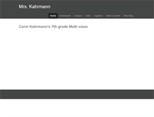Tablet Screenshot of ckahrmann.weebly.com