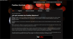 Desktop Screenshot of pastillaabortiva.weebly.com