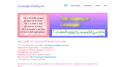 Desktop Screenshot of luvzshoppin.weebly.com