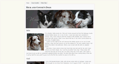 Desktop Screenshot of mickandconniesdogs.weebly.com