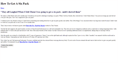 Desktop Screenshot of how-to-get-a-sixpack.weebly.com