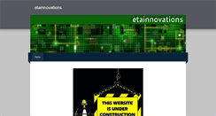 Desktop Screenshot of etainnovations.weebly.com