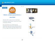 Tablet Screenshot of abluewizzlisting.weebly.com