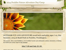 Tablet Screenshot of naturedaycamp.weebly.com