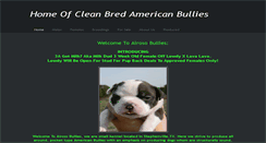 Desktop Screenshot of airosobullies.weebly.com
