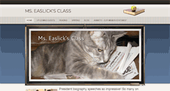 Desktop Screenshot of jeaslickclass.weebly.com