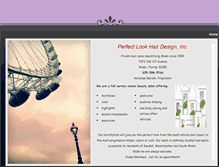 Tablet Screenshot of perfectlookhairdesign.weebly.com