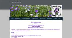 Desktop Screenshot of bayouvistagardenclub.weebly.com