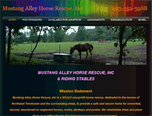 Tablet Screenshot of mustangalley.weebly.com