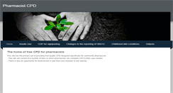 Desktop Screenshot of pharmacistcpd.weebly.com