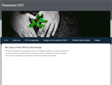 Tablet Screenshot of pharmacistcpd.weebly.com