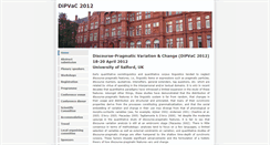 Desktop Screenshot of dipvac2012.weebly.com