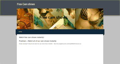 Desktop Screenshot of freecamshows.weebly.com
