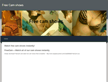 Tablet Screenshot of freecamshows.weebly.com